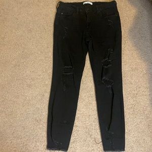 Black low rise KanCan